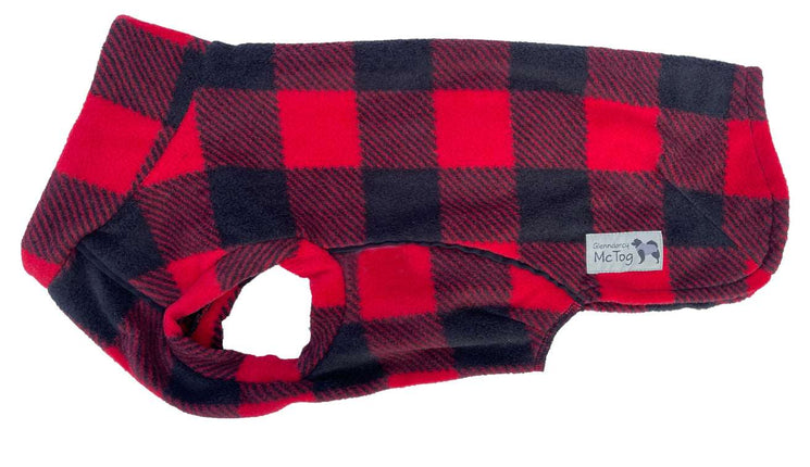 Sierra Polar Fleece McTog Dog Jumper - No Sleeves