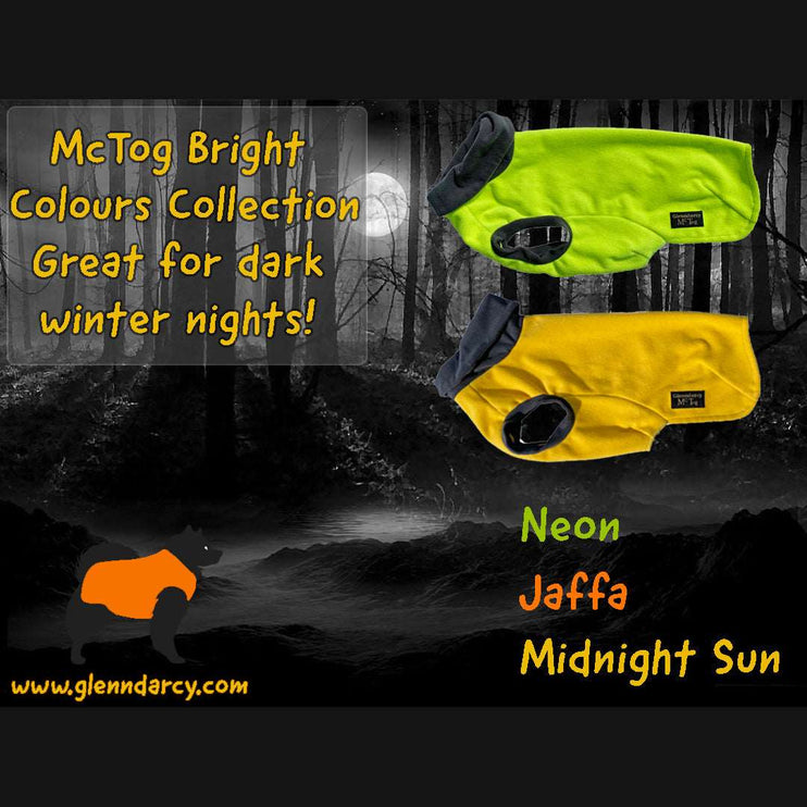 Midnight Sun Waterproof Microfleece McTog Dog Jumper - With Sleeves