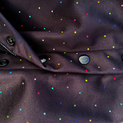 Starlight Waterproof Microfleece McTog Dog Jumper - No Sleeves - Poppers fastening