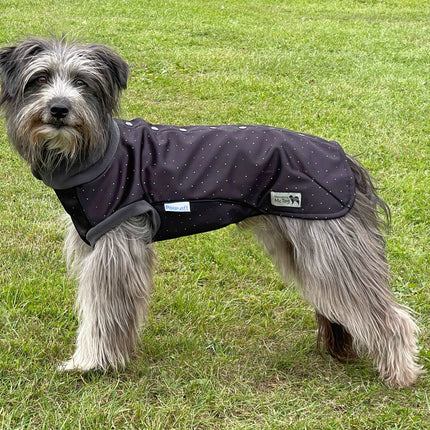 Starlight Waterproof Microfleece McTog Dog Jumper - No Sleeves - Poppers fastening